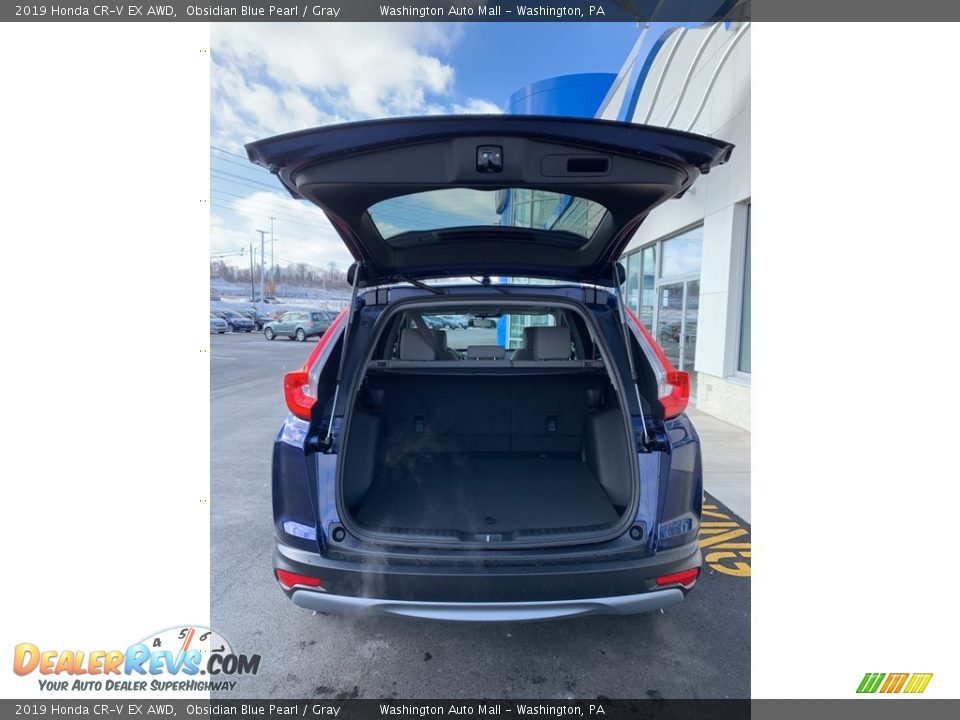 2019 Honda CR-V EX AWD Obsidian Blue Pearl / Gray Photo #20