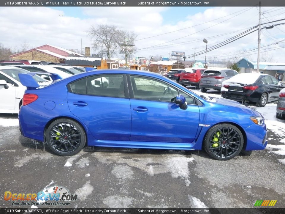 2019 Subaru WRX STI WR Blue Pearl / Black Ultrasuede/Carbon Black Photo #3