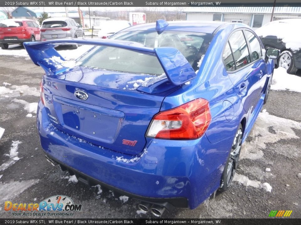 2019 Subaru WRX STI WR Blue Pearl / Black Ultrasuede/Carbon Black Photo #4