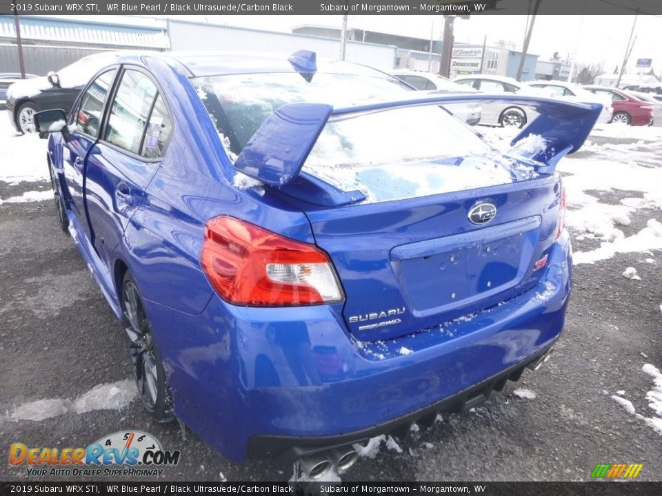 2019 Subaru WRX STI WR Blue Pearl / Black Ultrasuede/Carbon Black Photo #6