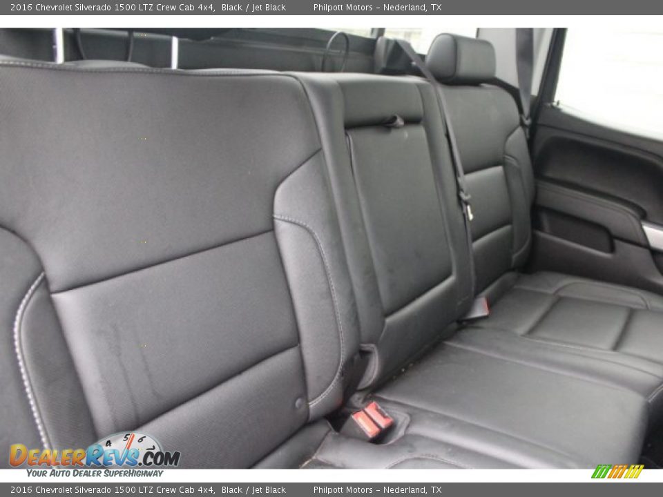 2016 Chevrolet Silverado 1500 LTZ Crew Cab 4x4 Black / Jet Black Photo #22