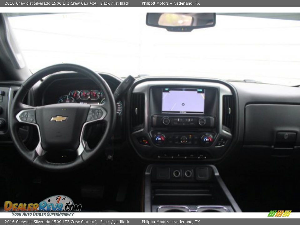 2016 Chevrolet Silverado 1500 LTZ Crew Cab 4x4 Black / Jet Black Photo #18