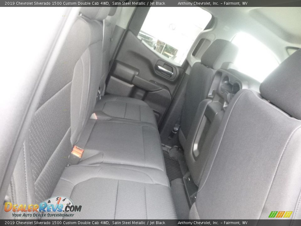 2019 Chevrolet Silverado 1500 Custom Double Cab 4WD Satin Steel Metallic / Jet Black Photo #5