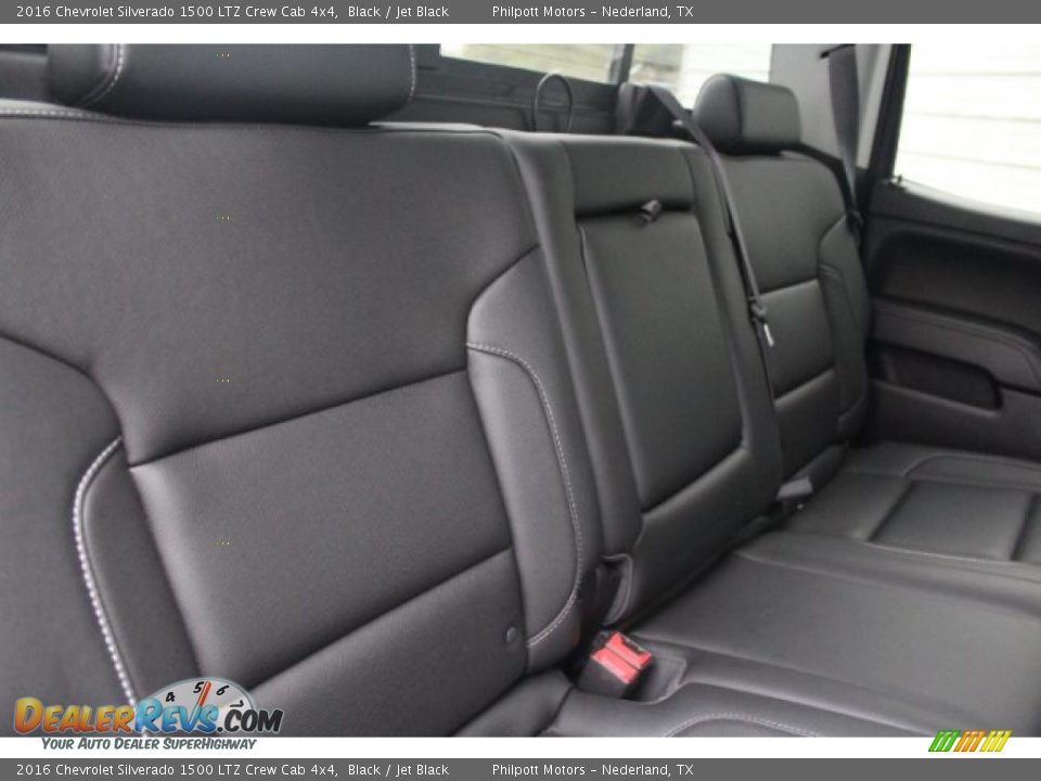 2016 Chevrolet Silverado 1500 LTZ Crew Cab 4x4 Black / Jet Black Photo #22