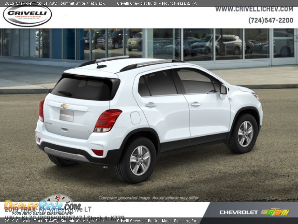 2019 Chevrolet Trax LT AWD Summit White / Jet Black Photo #4