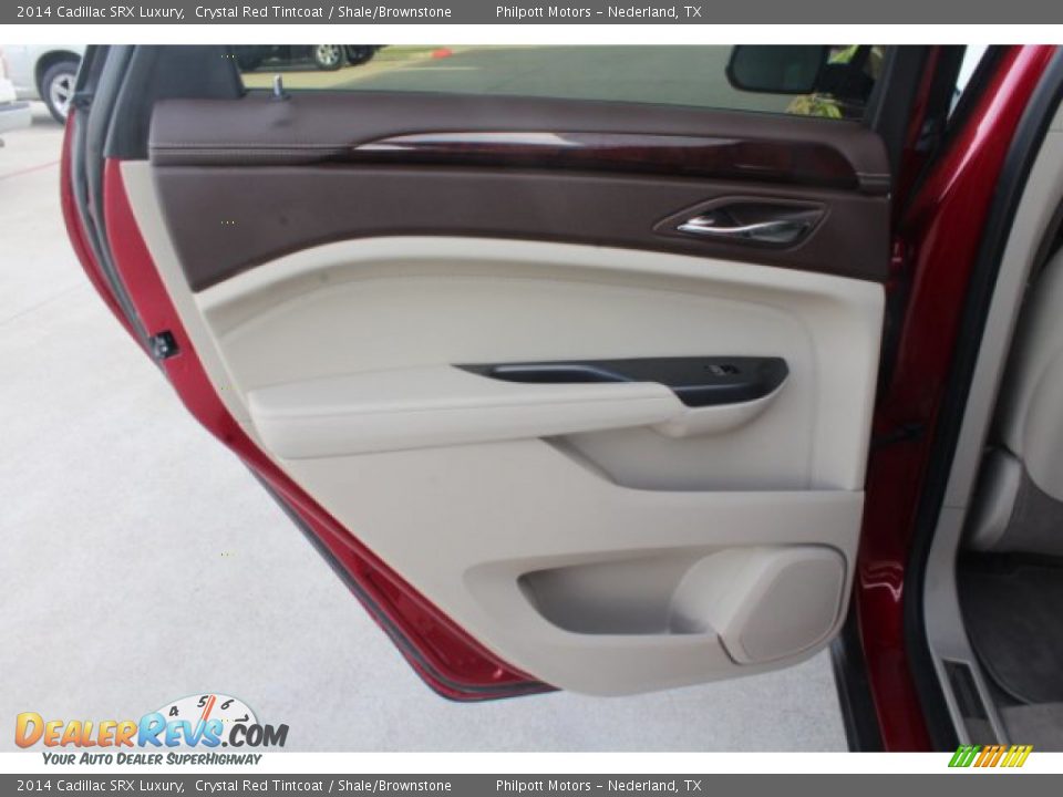 2014 Cadillac SRX Luxury Crystal Red Tintcoat / Shale/Brownstone Photo #17