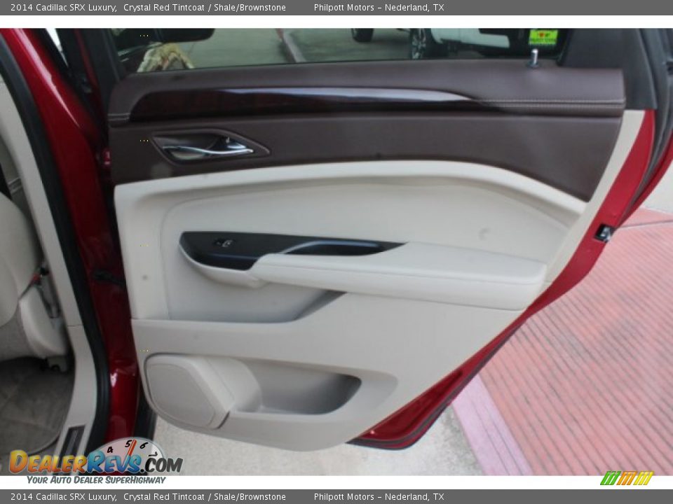 2014 Cadillac SRX Luxury Crystal Red Tintcoat / Shale/Brownstone Photo #23