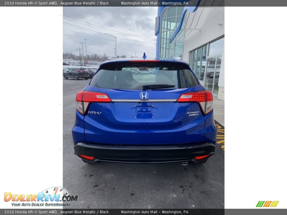 2019 Honda HR-V Sport AWD Aegean Blue Metallic / Black Photo #6