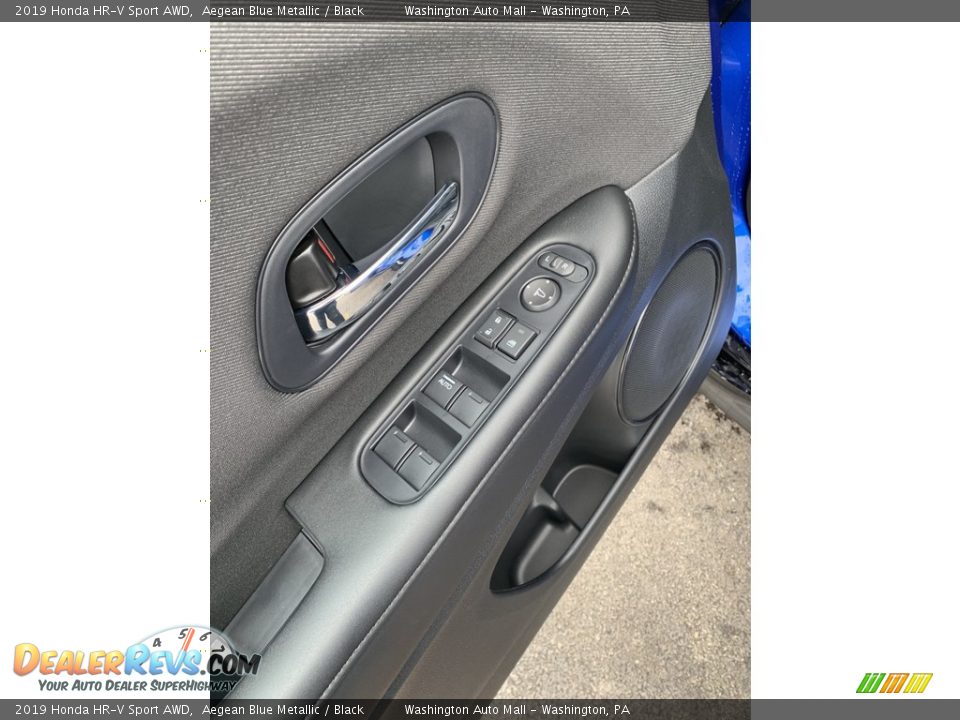 2019 Honda HR-V Sport AWD Aegean Blue Metallic / Black Photo #9