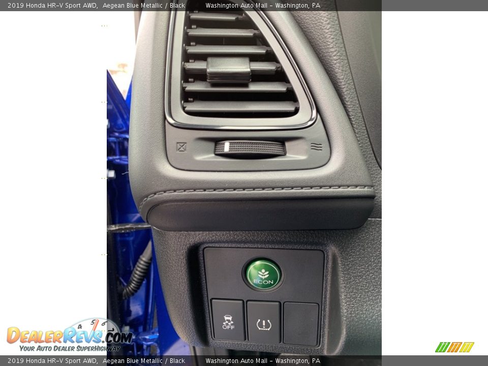 2019 Honda HR-V Sport AWD Aegean Blue Metallic / Black Photo #10