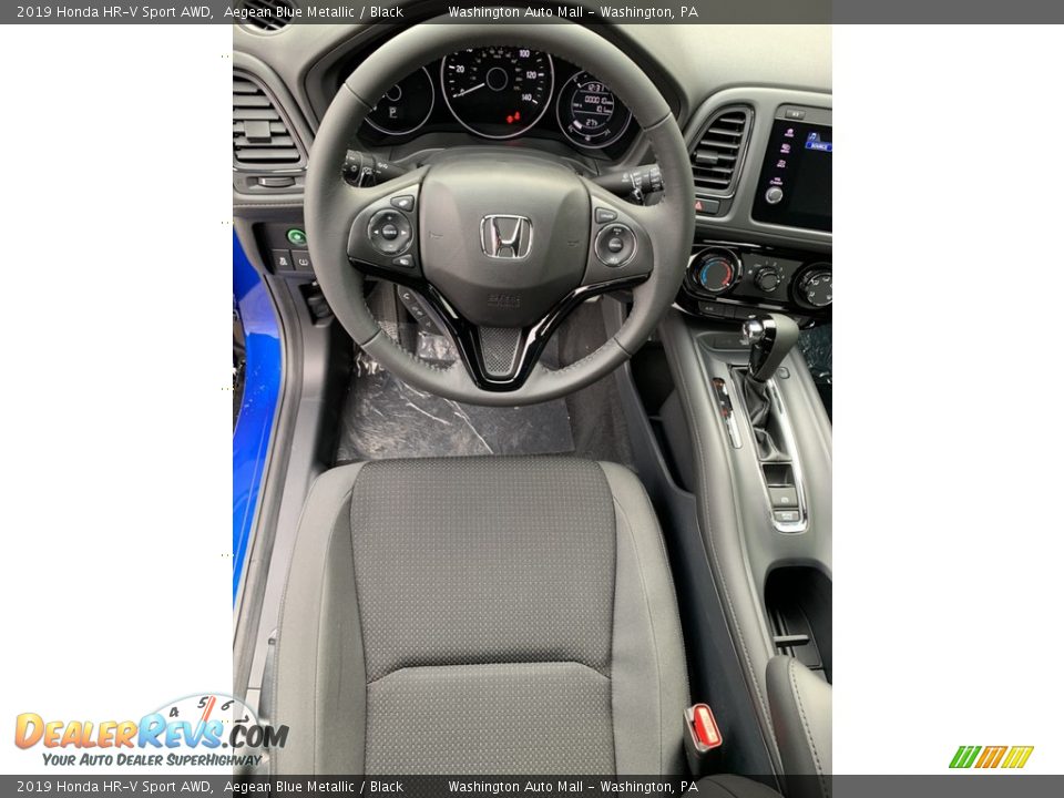 2019 Honda HR-V Sport AWD Aegean Blue Metallic / Black Photo #11