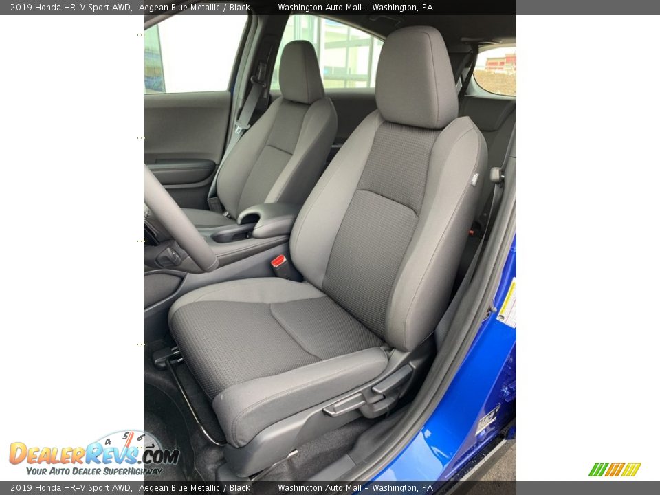 2019 Honda HR-V Sport AWD Aegean Blue Metallic / Black Photo #12