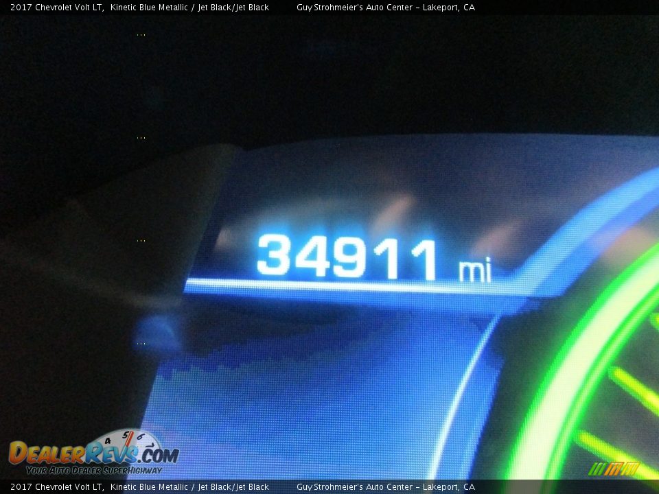 2017 Chevrolet Volt LT Kinetic Blue Metallic / Jet Black/Jet Black Photo #12