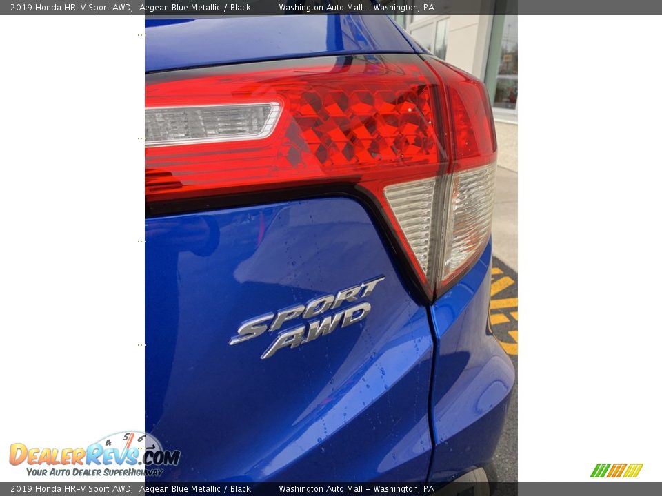 2019 Honda HR-V Sport AWD Aegean Blue Metallic / Black Photo #22