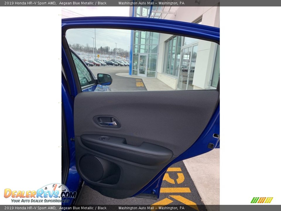 2019 Honda HR-V Sport AWD Aegean Blue Metallic / Black Photo #23