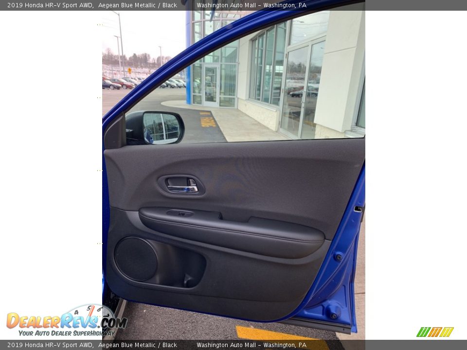 2019 Honda HR-V Sport AWD Aegean Blue Metallic / Black Photo #27