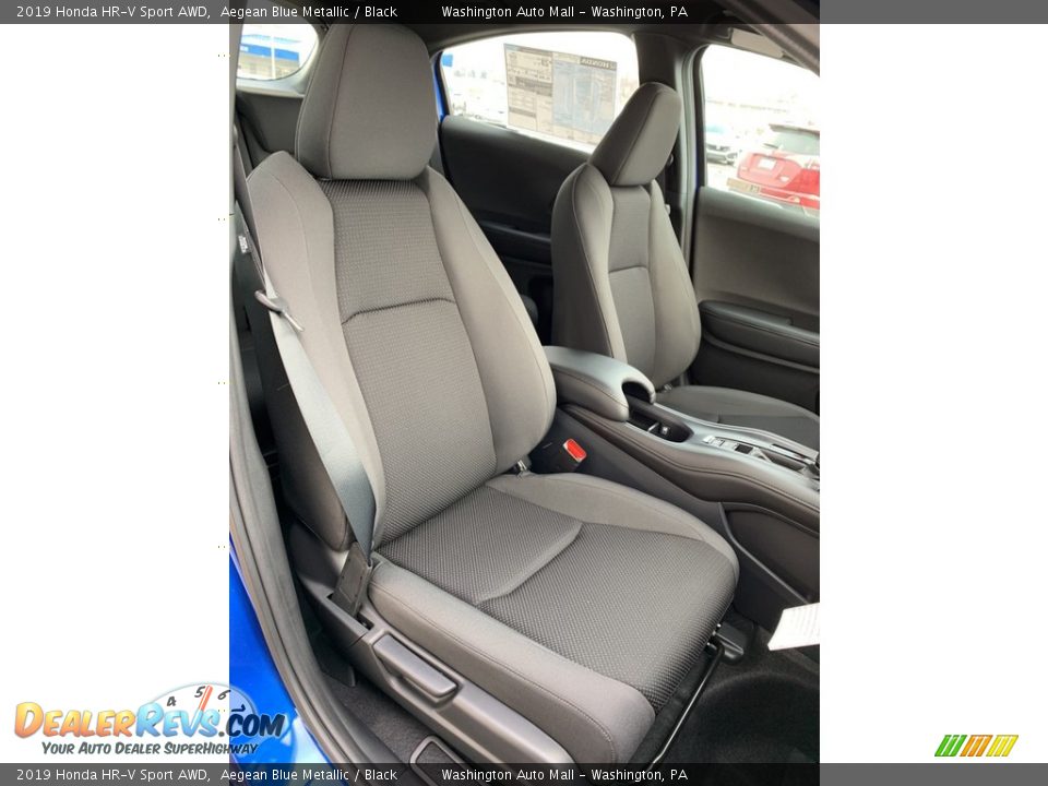 2019 Honda HR-V Sport AWD Aegean Blue Metallic / Black Photo #28