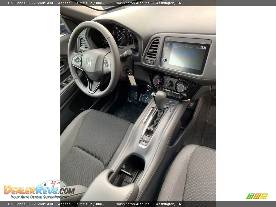 2019 Honda HR-V Sport AWD Aegean Blue Metallic / Black Photo #29