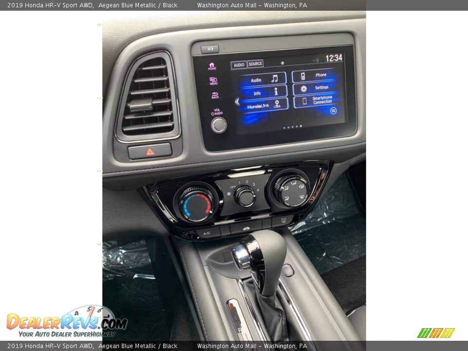 2019 Honda HR-V Sport AWD Aegean Blue Metallic / Black Photo #33