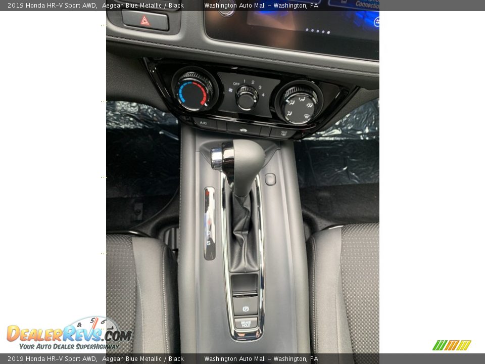 2019 Honda HR-V Sport AWD Aegean Blue Metallic / Black Photo #35