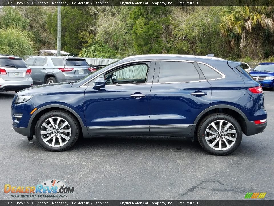 Rhapsody Blue Metallic 2019 Lincoln MKC Reserve Photo #2