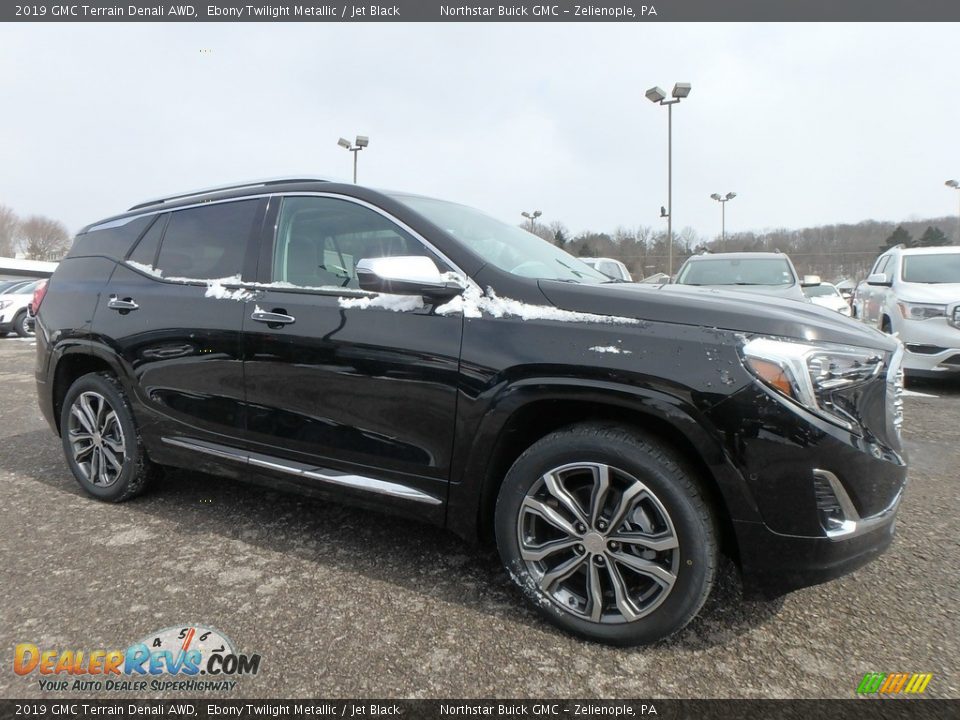 2019 GMC Terrain Denali AWD Ebony Twilight Metallic / Jet Black Photo #3