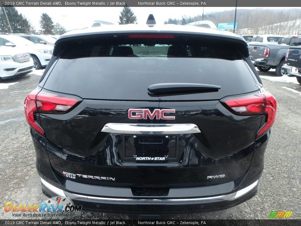 2019 GMC Terrain Denali AWD Ebony Twilight Metallic / Jet Black Photo #6