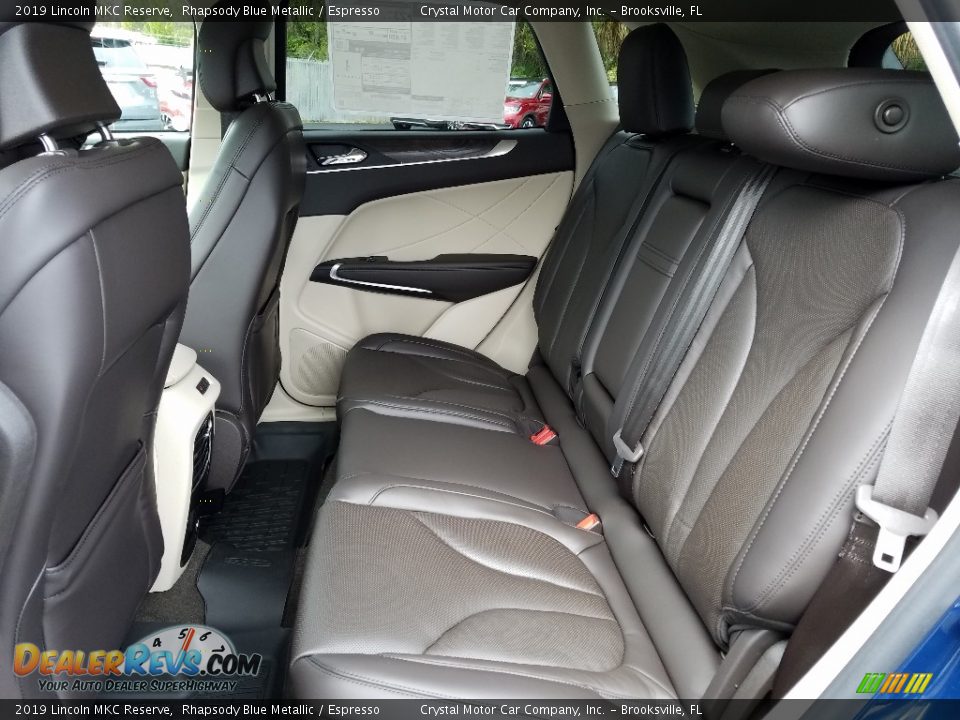 Rear Seat of 2019 Lincoln MKC Reserve Photo #10