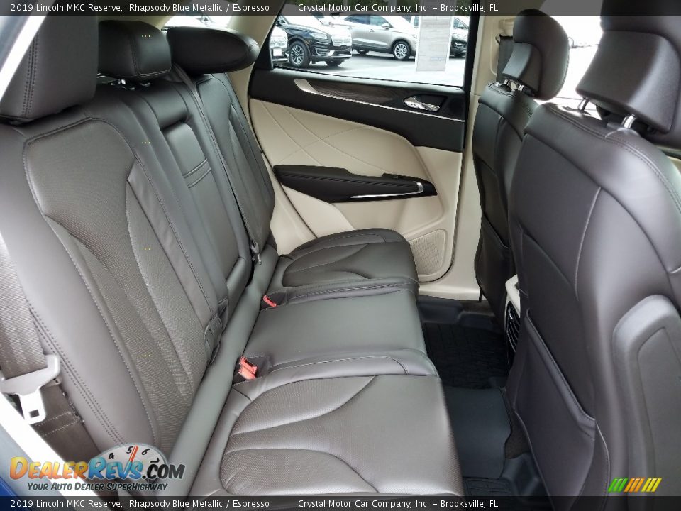 Rear Seat of 2019 Lincoln MKC Reserve Photo #11