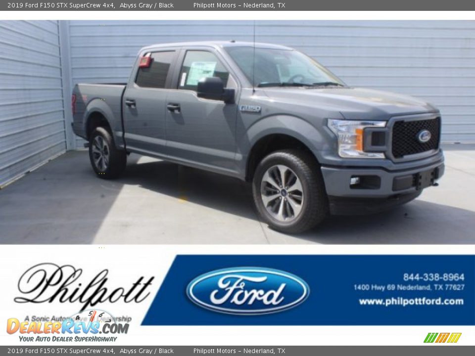 2019 Ford F150 STX SuperCrew 4x4 Abyss Gray / Black Photo #1