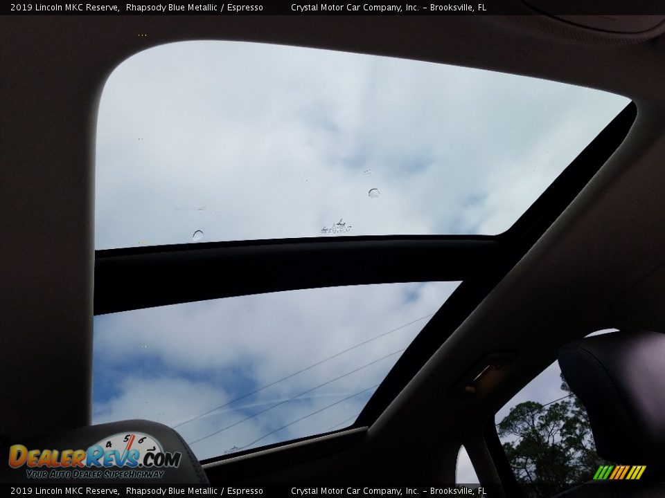 2019 Lincoln MKC Reserve Rhapsody Blue Metallic / Espresso Photo #18