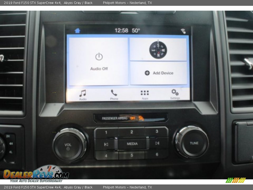 2019 Ford F150 STX SuperCrew 4x4 Abyss Gray / Black Photo #11