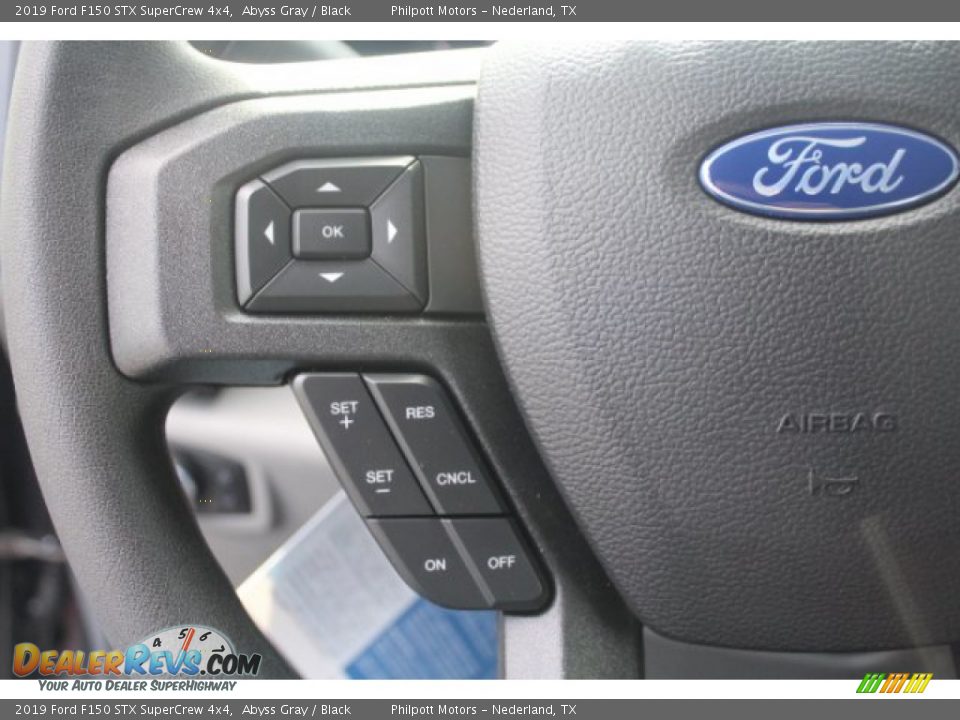 2019 Ford F150 STX SuperCrew 4x4 Abyss Gray / Black Photo #14