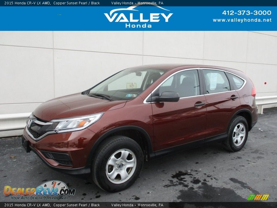 2015 Honda CR-V LX AWD Copper Sunset Pearl / Black Photo #1