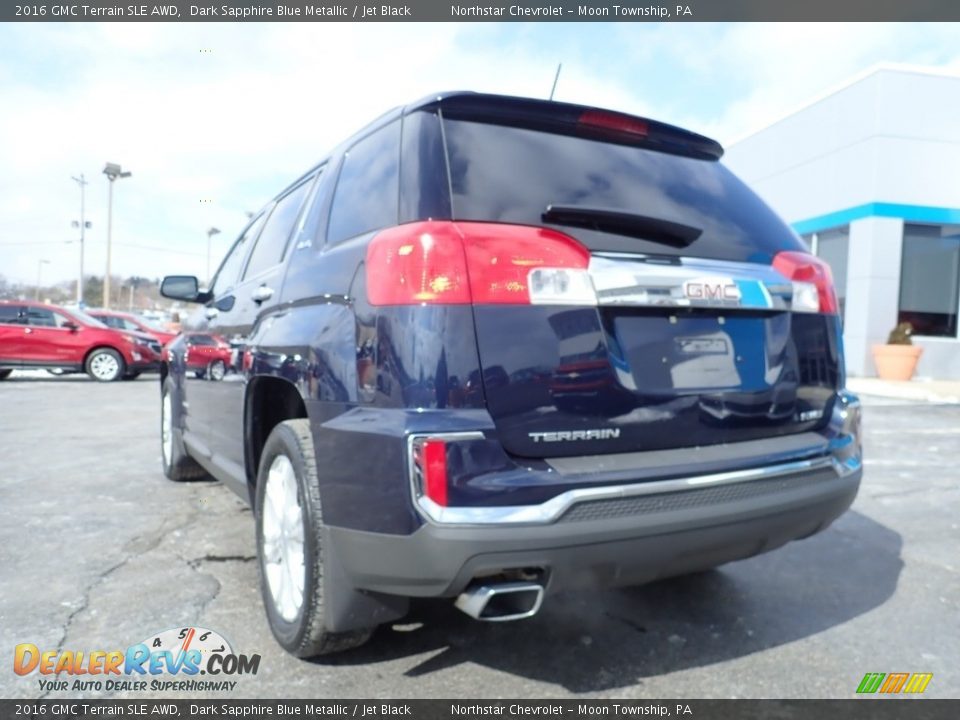 2016 GMC Terrain SLE AWD Dark Sapphire Blue Metallic / Jet Black Photo #5
