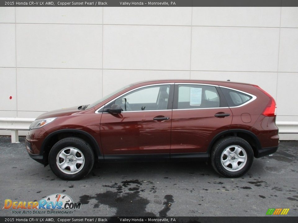 2015 Honda CR-V LX AWD Copper Sunset Pearl / Black Photo #2