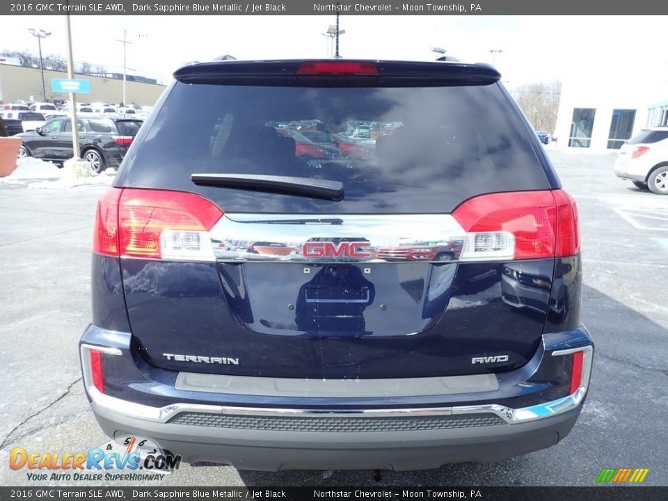 2016 GMC Terrain SLE AWD Dark Sapphire Blue Metallic / Jet Black Photo #6