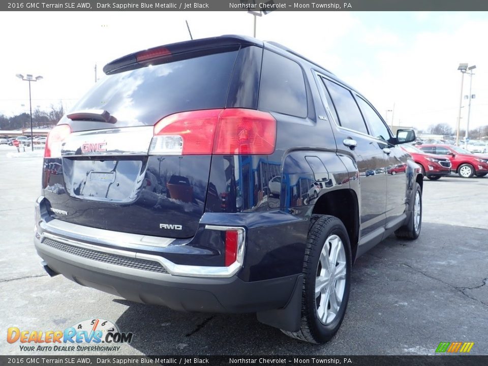 2016 GMC Terrain SLE AWD Dark Sapphire Blue Metallic / Jet Black Photo #8