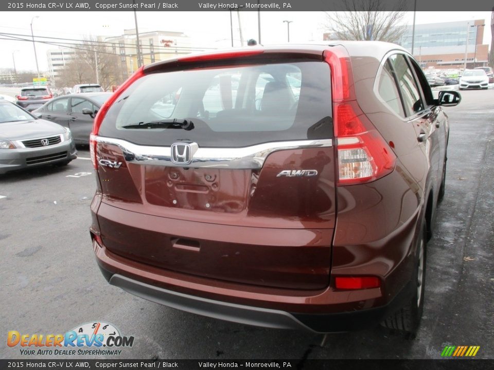 2015 Honda CR-V LX AWD Copper Sunset Pearl / Black Photo #5