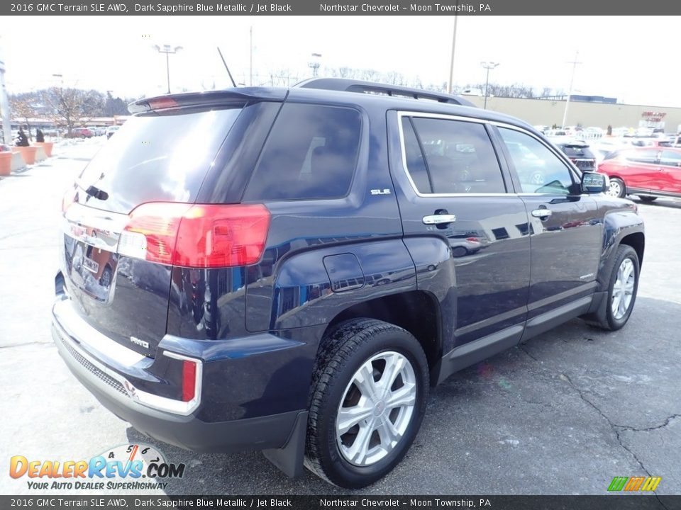 2016 GMC Terrain SLE AWD Dark Sapphire Blue Metallic / Jet Black Photo #9