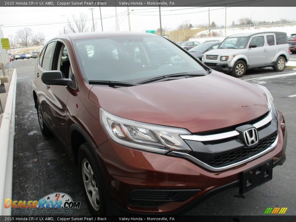 2015 Honda CR-V LX AWD Copper Sunset Pearl / Black Photo #6