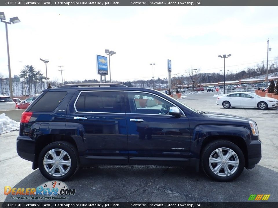 2016 GMC Terrain SLE AWD Dark Sapphire Blue Metallic / Jet Black Photo #10