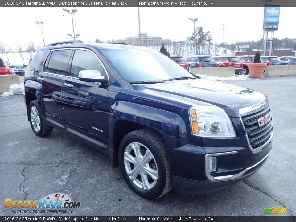 2016 GMC Terrain SLE AWD Dark Sapphire Blue Metallic / Jet Black Photo #11