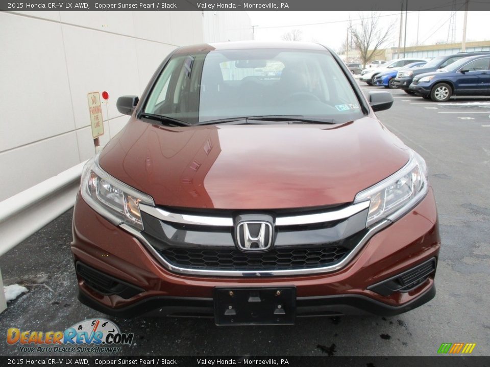 2015 Honda CR-V LX AWD Copper Sunset Pearl / Black Photo #8