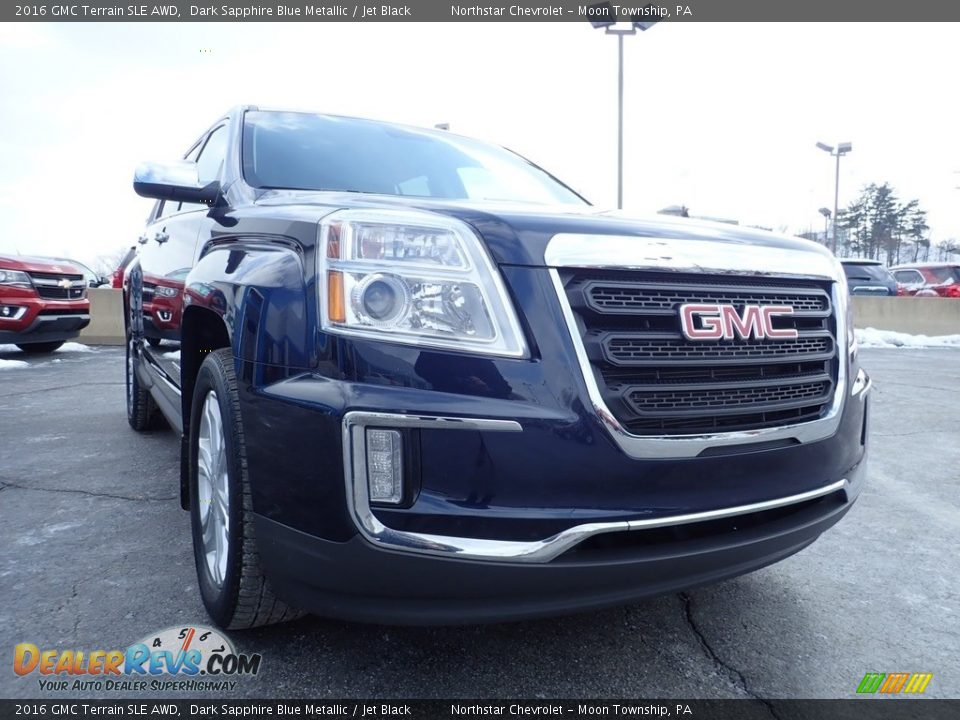2016 GMC Terrain SLE AWD Dark Sapphire Blue Metallic / Jet Black Photo #12
