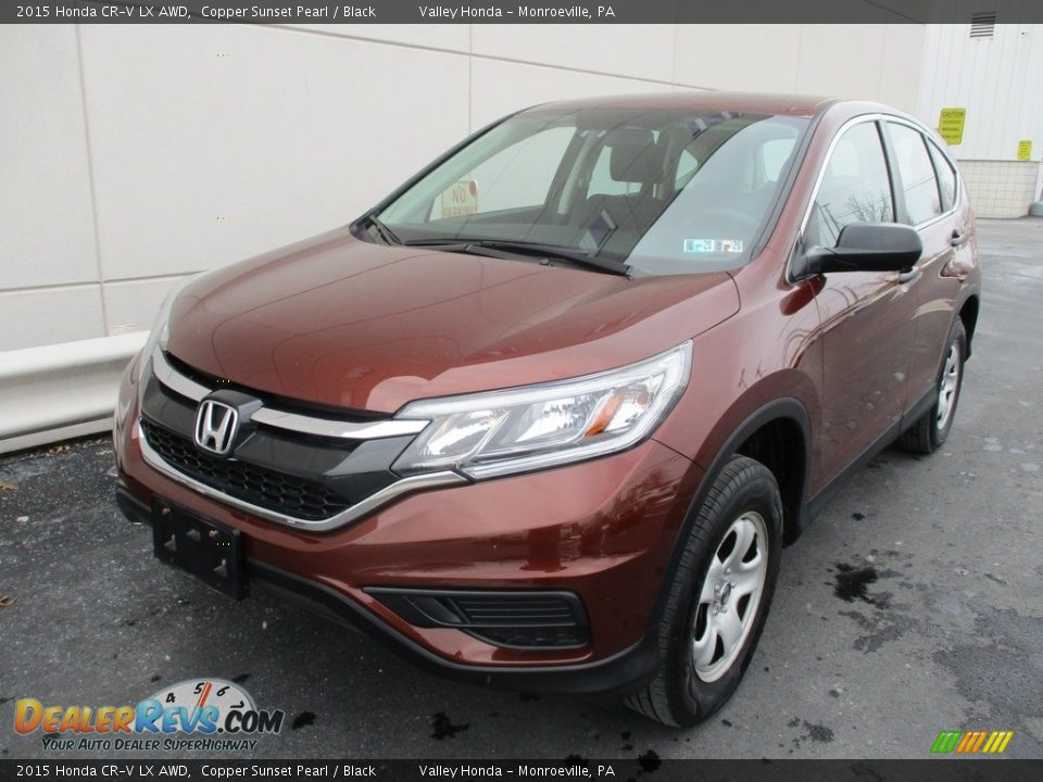 2015 Honda CR-V LX AWD Copper Sunset Pearl / Black Photo #9