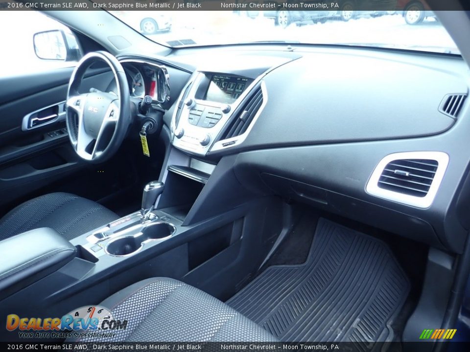 2016 GMC Terrain SLE AWD Dark Sapphire Blue Metallic / Jet Black Photo #16