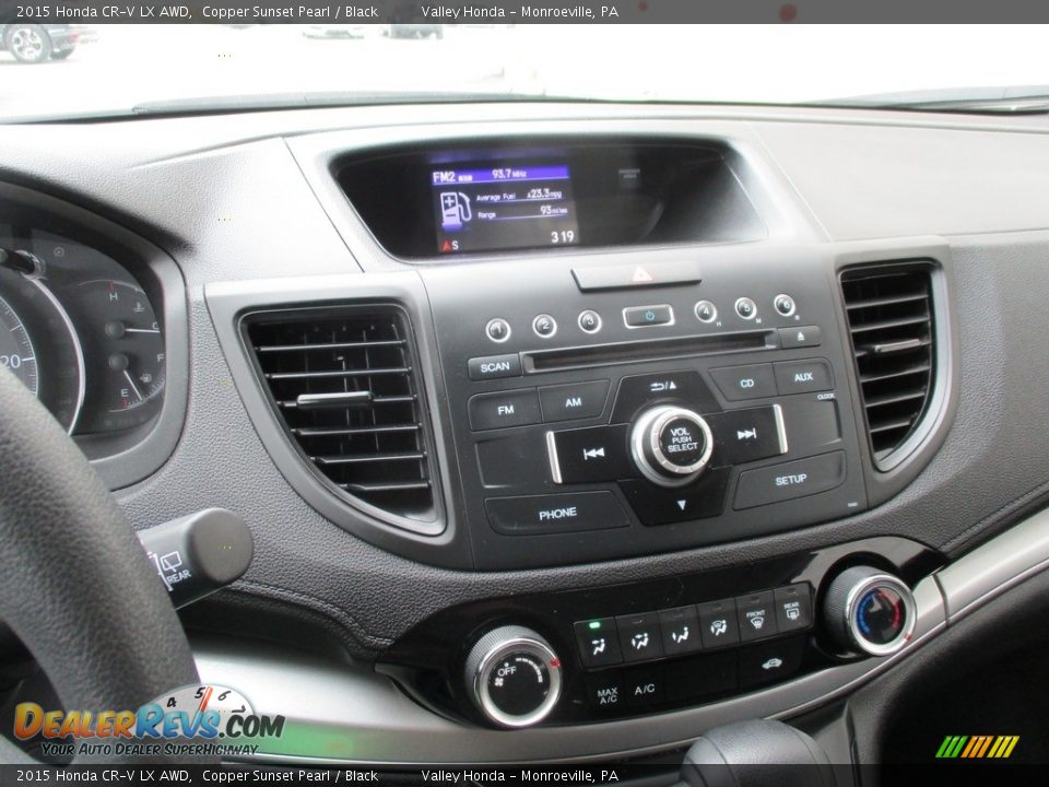 2015 Honda CR-V LX AWD Copper Sunset Pearl / Black Photo #15