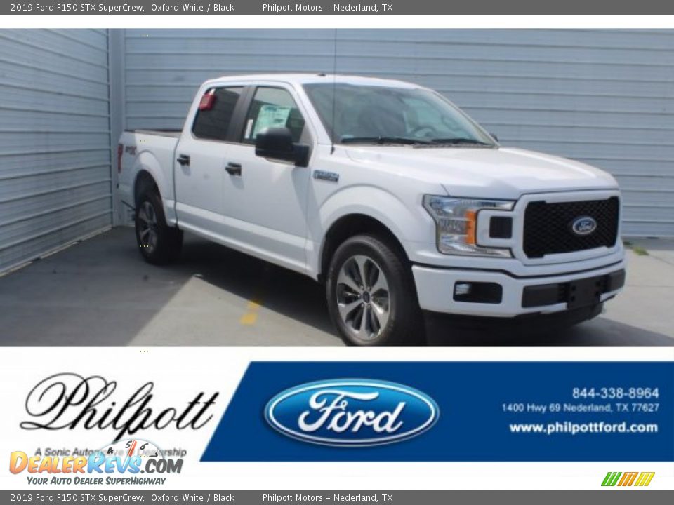 2019 Ford F150 STX SuperCrew Oxford White / Black Photo #1