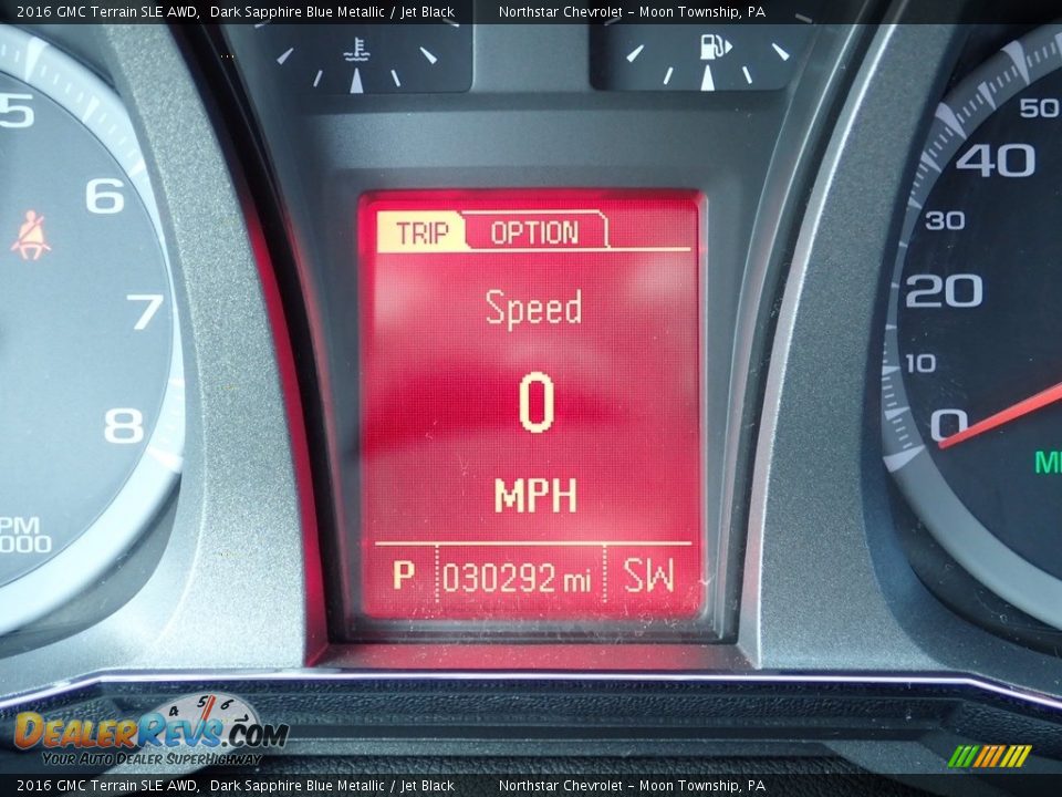 2016 GMC Terrain SLE AWD Dark Sapphire Blue Metallic / Jet Black Photo #29